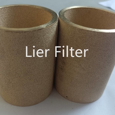 Valutazione in bronzo sinterizzato 99,99% del filtro dal metallo del micron riutilizzabile 10-15