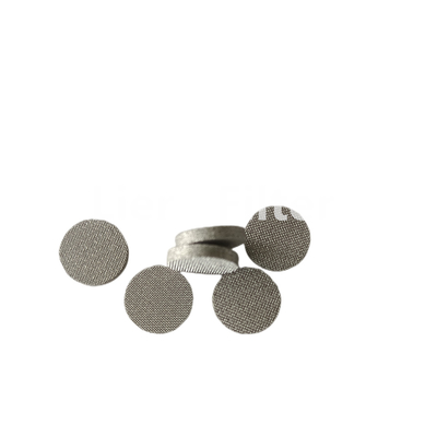 304 acciaio inossidabile Mesh Filter Perforated Silver Color sinterizzato