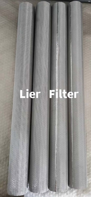 Elemento filtrante sinterizzato norma del metallo di alta precisione pulibile per distribuzione del gas