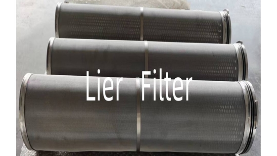 Cartuccia di filtro sinterizzata precisione di filtrazione dalla stalla 316L di acciaio inossidabile ad alta resistenza