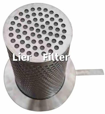 elemento filtrante sinterizzato metallo perforato a forma di speciale 316L 50um-200um non che arrugginisce