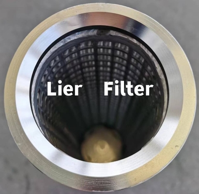L'alta efficienza 0.3um-180um ha pieghettato il cavo Mesh Filter di acciaio inossidabile dell'elemento filtrante