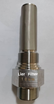 AISI304 10um Mesh Type Stainless Steel Powder ha sinterizzato la temperatura elevata del filtro