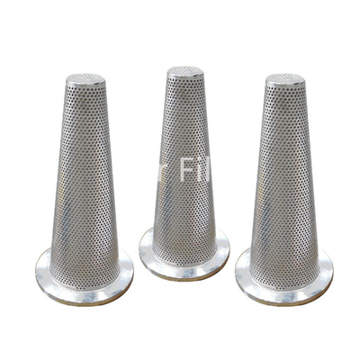 1-500 filtro a forma di cono dalla conduttura del giacimento di petrolio del filtro da grande flusso del micron