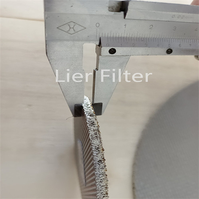 2-10 industriale sinterizzato del filtro da acciaio inossidabile di strati SS316 intorno a metallo Mesh Filter
