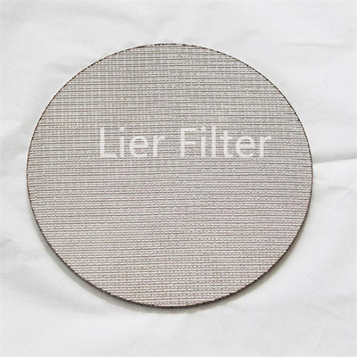 elemento filtrante sinterizzato spesso del metallo di 1.7mm Mesh Filter High Strength Round