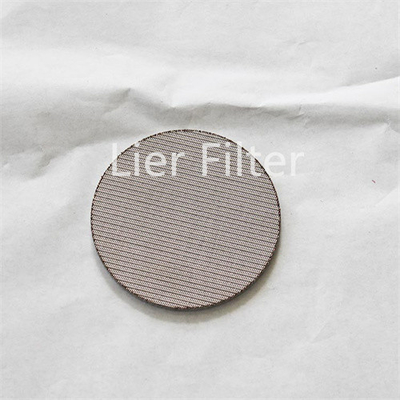 elemento filtrante sinterizzato spesso del metallo di 1.7mm Mesh Filter High Strength Round